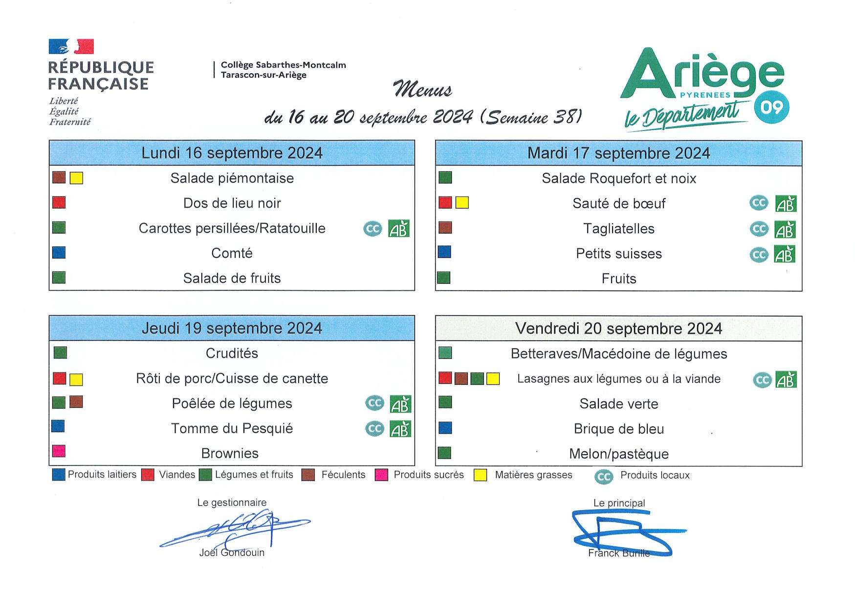 Du 16 au 20 septembre 2024